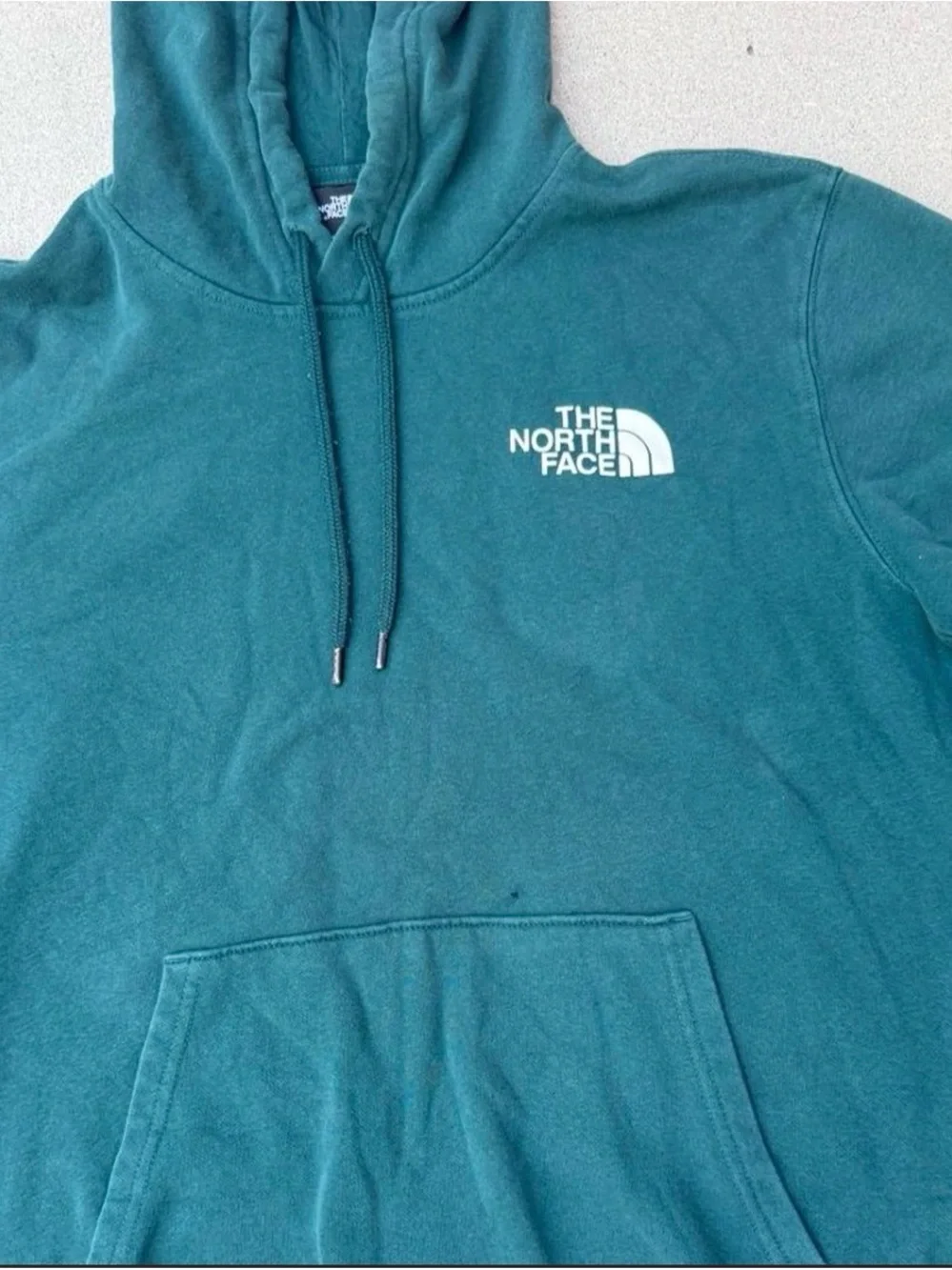 The North Face Green Hoodie with Logo Classic Outdoor Men’s Size Large